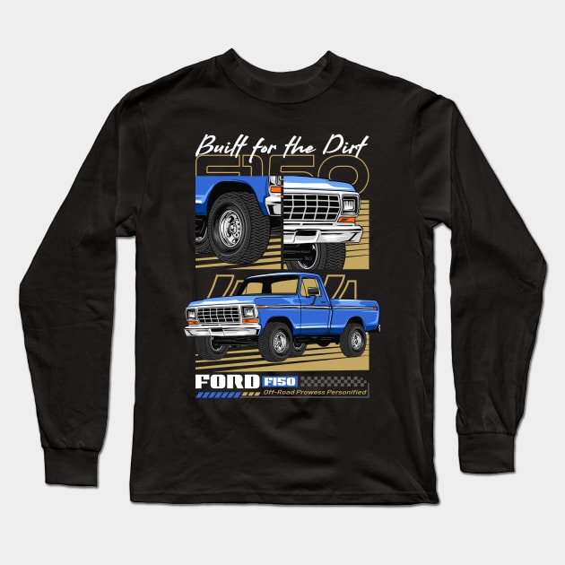 American F150 Pickup Car Long Sleeve T-Shirt by milatees